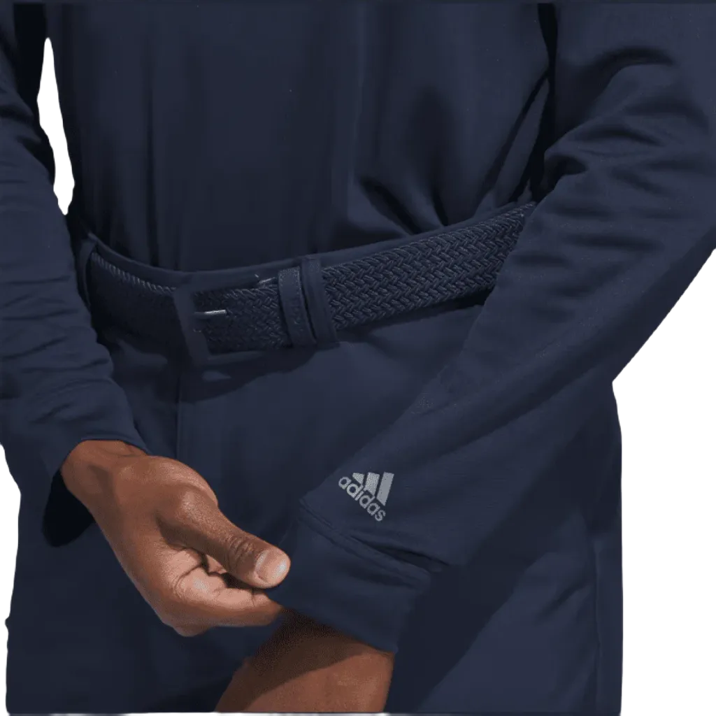 Adidas Long Sleeve Polo Shirt - Navy