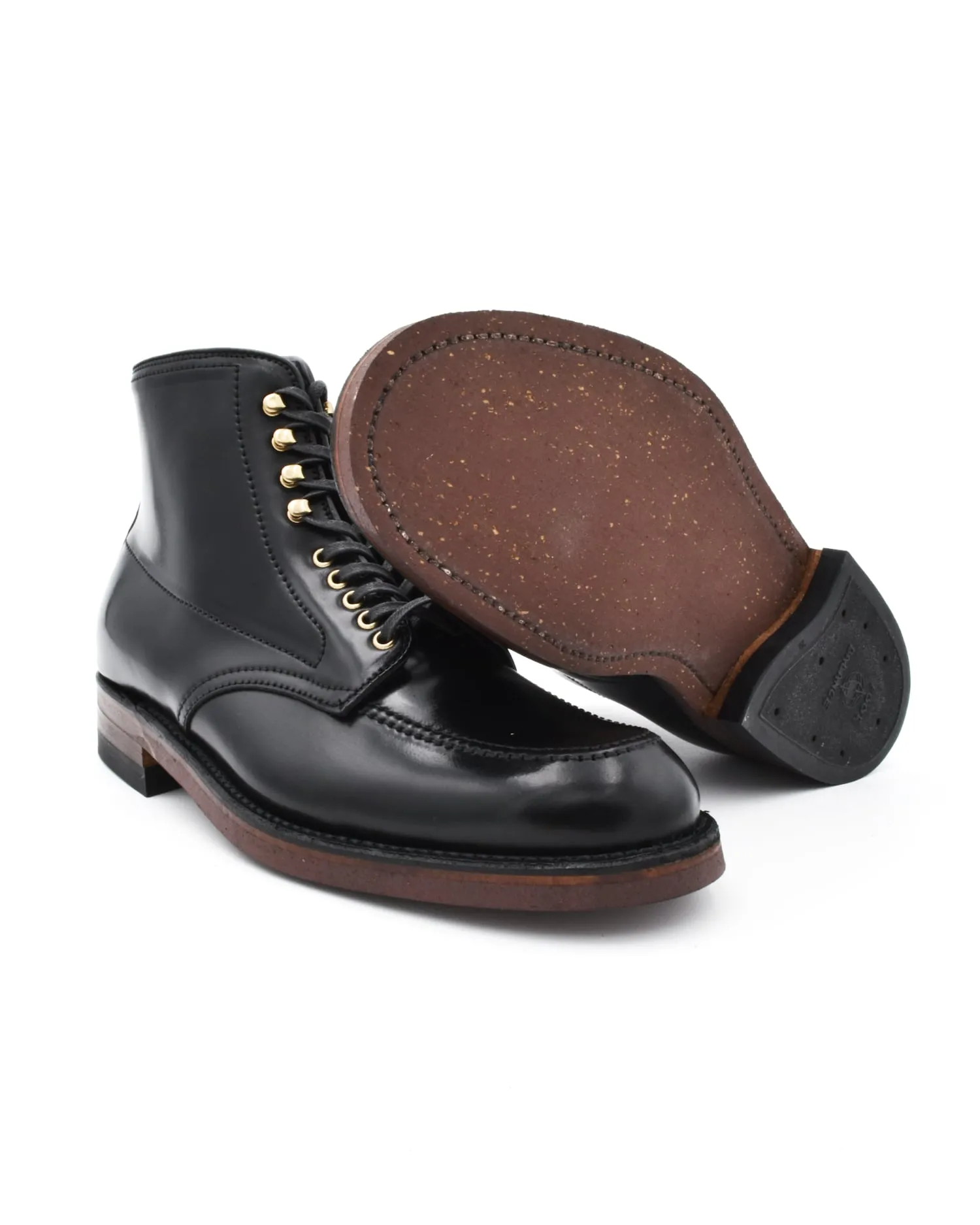 Alden Black Cordovan Indy Boot