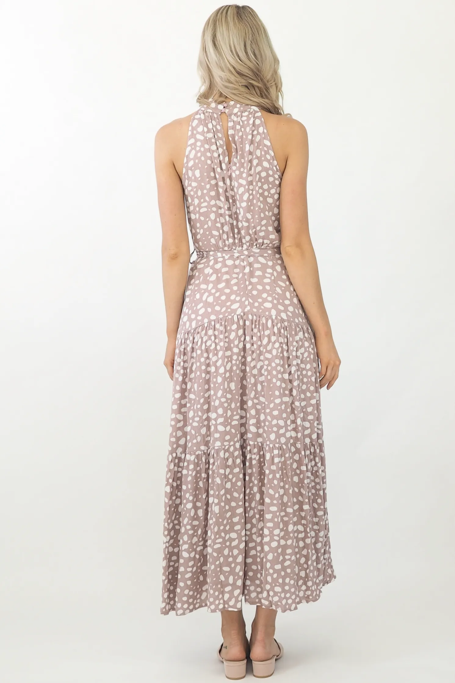 Amelia Maxi Dress- Dusty Pink