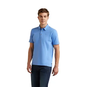 Ariat Mens Medal Polo Light Blue