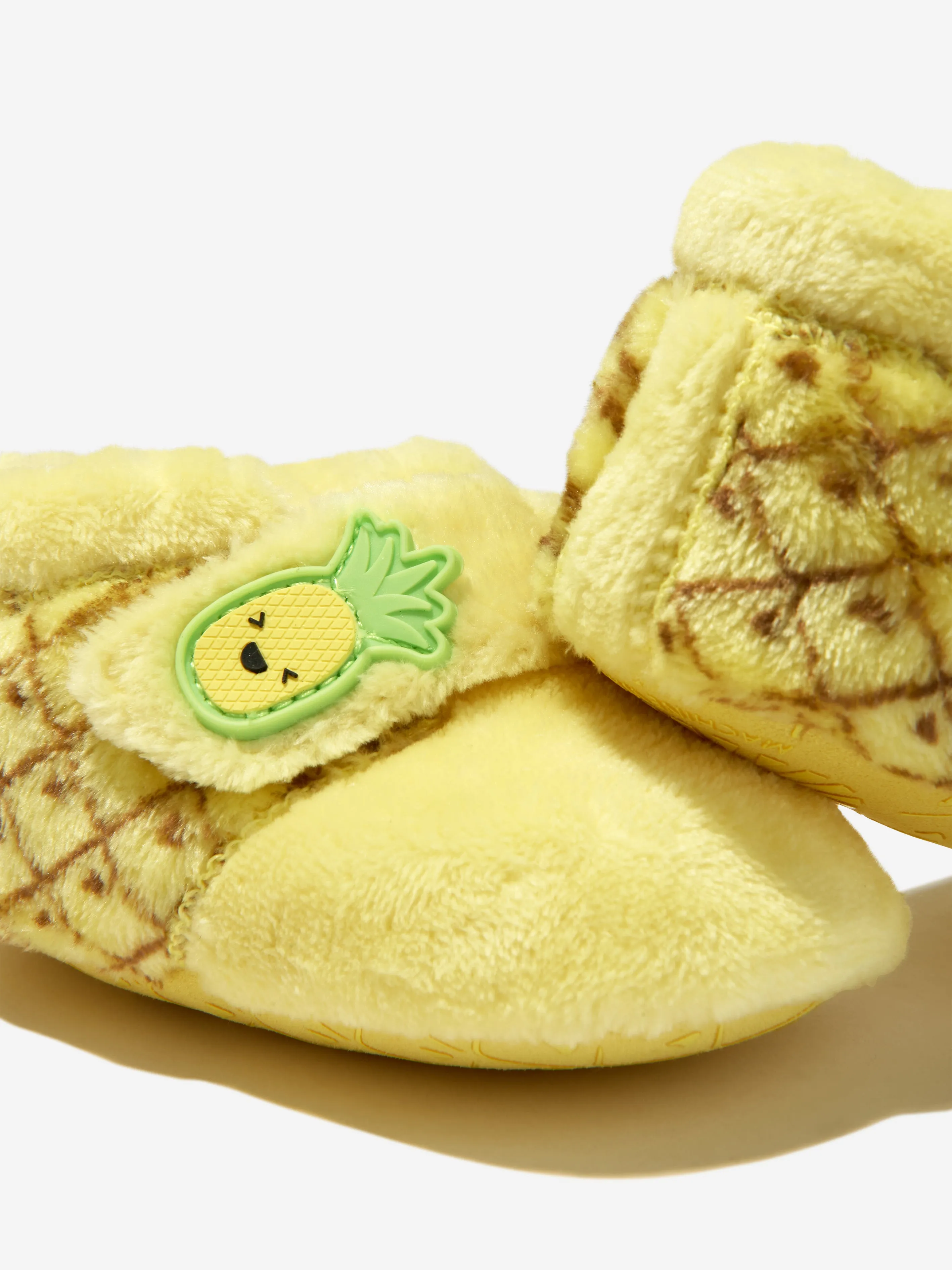 Baby Bixbee Pineapple Booties in Yellow