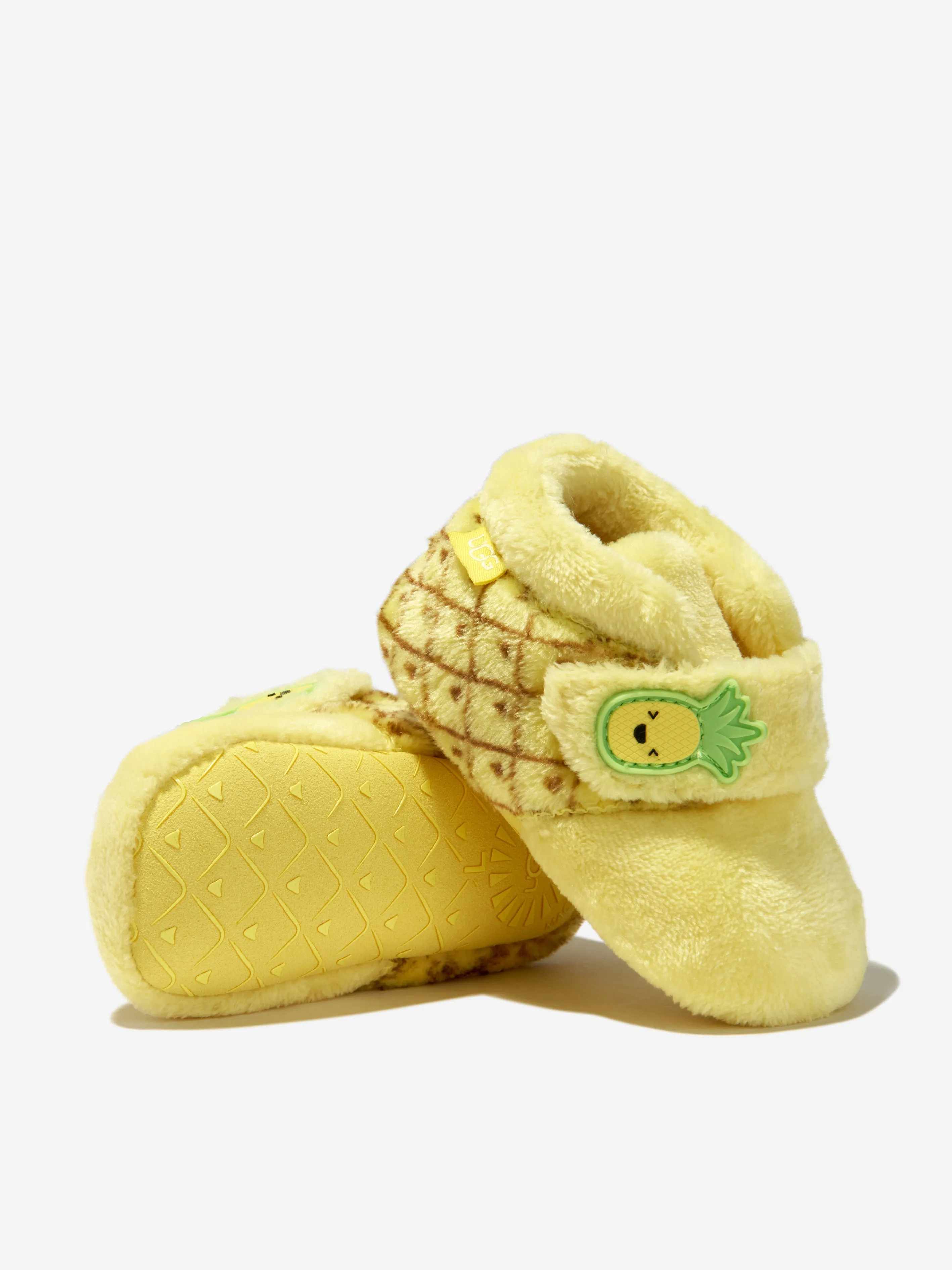 Baby Bixbee Pineapple Booties in Yellow