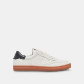 BODEN SNEAKERS WHITE BLACK LEATHER