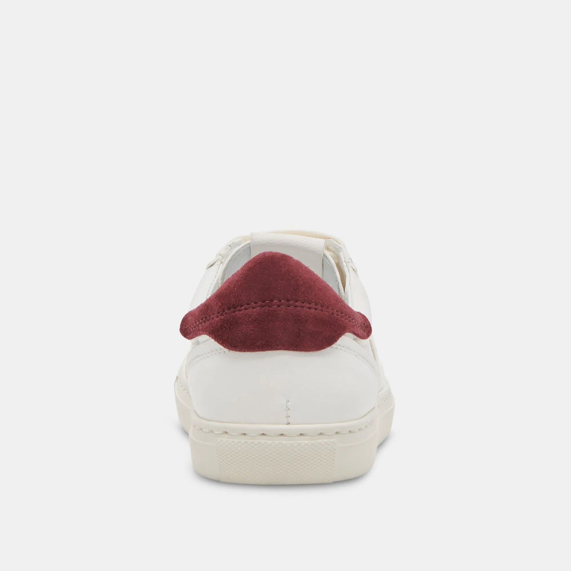 BODEN SNEAKERS WHITE MAROON LEATHER