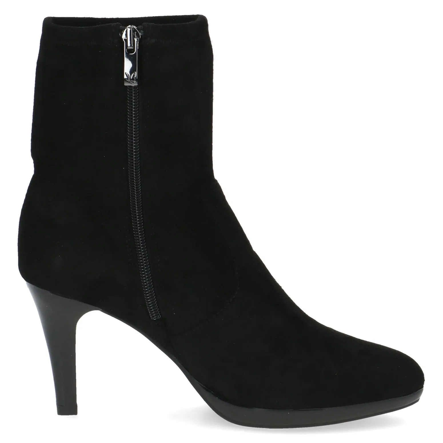 Caprice Dress Boots Black Suede G Fit 25338-41 044 sale