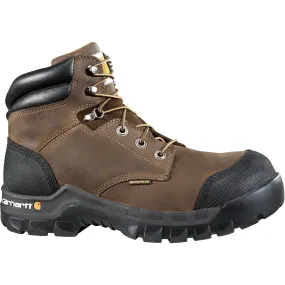 Carhartt Men's Rugged Flex 6" Comp Toe WP Work Boot - Brown - CMF6380