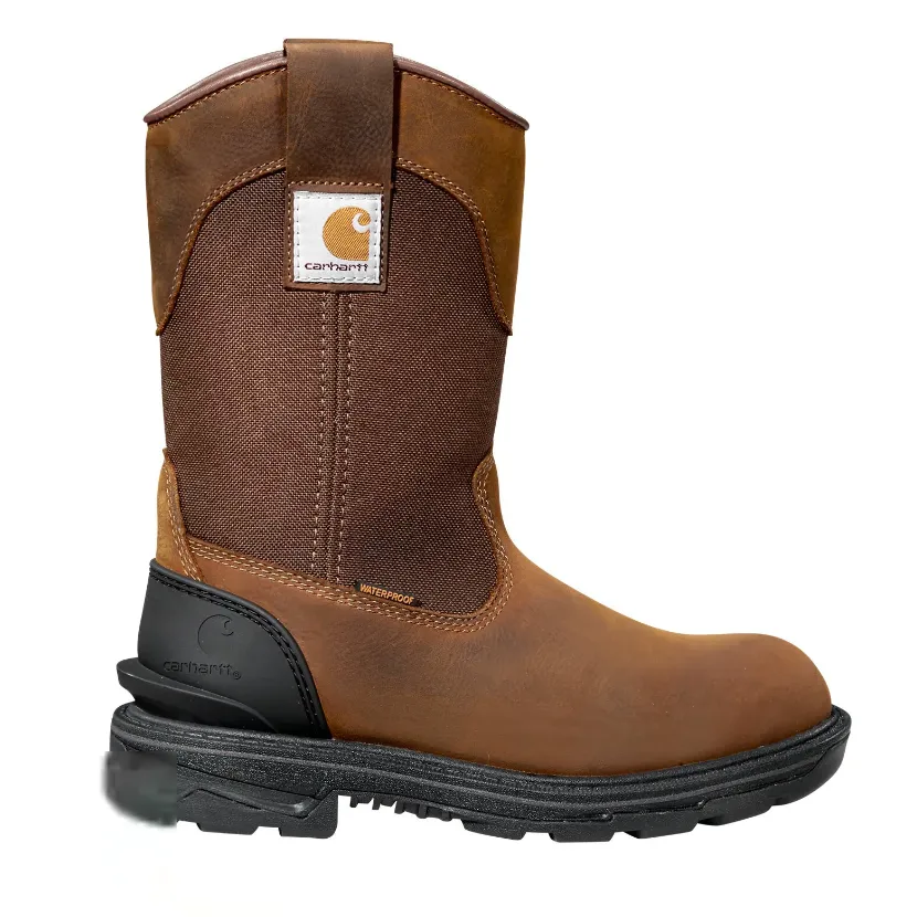 Carhartt Women's Ironwood 11 Alloy Toe WP Wellington Boot -Brown- FT1502-W