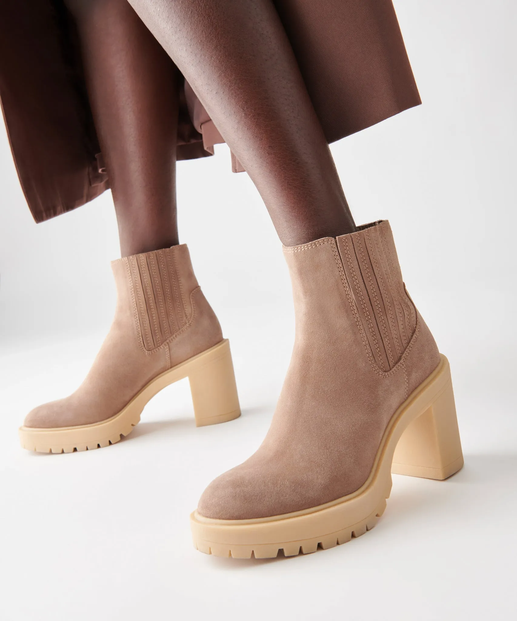 CASTER H2O BOOTIES MUSHROOM SUEDE