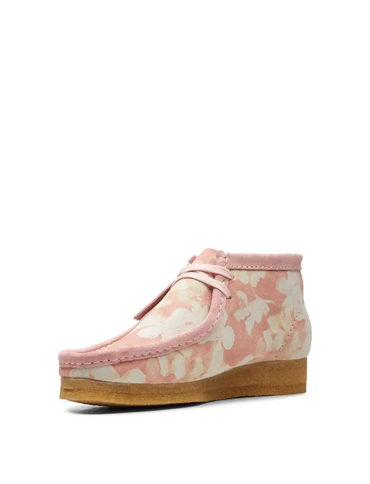 Clarks Originals Wallabee Boot Pink Floral