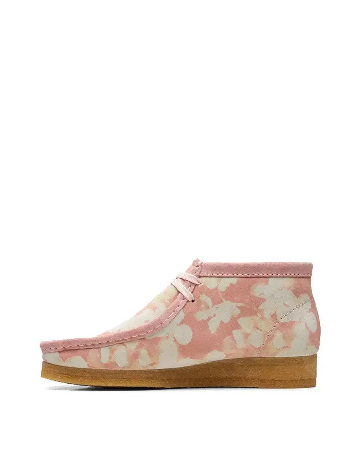 Clarks Originals Wallabee Boot Pink Floral