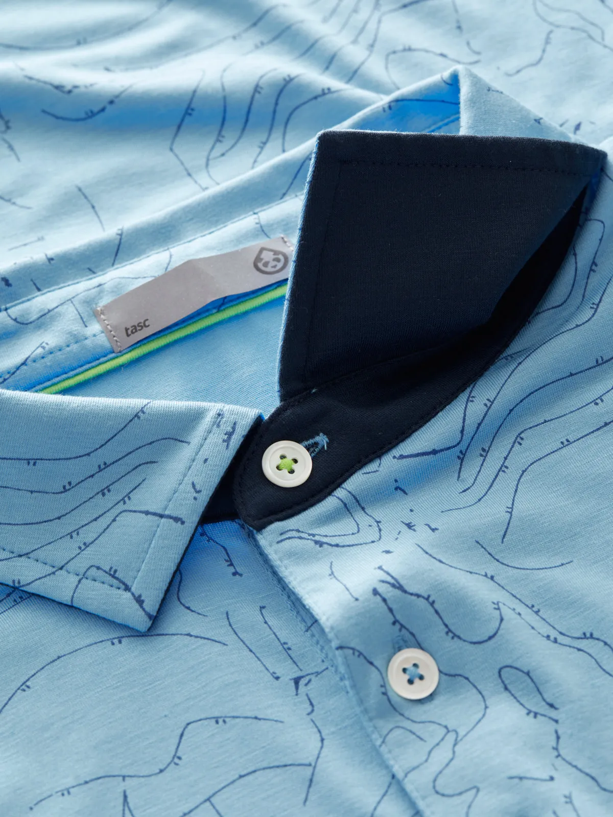 Cloud Polo - Topography Print