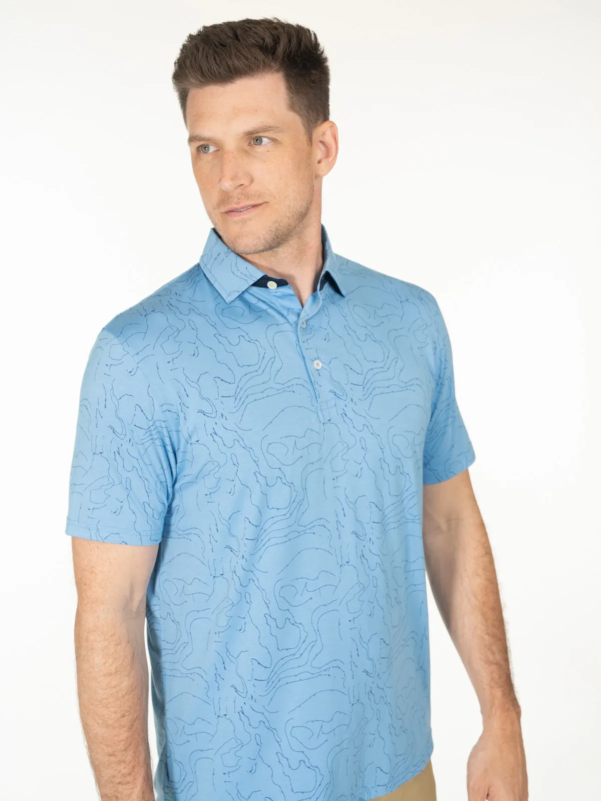 Cloud Polo - Topography Print