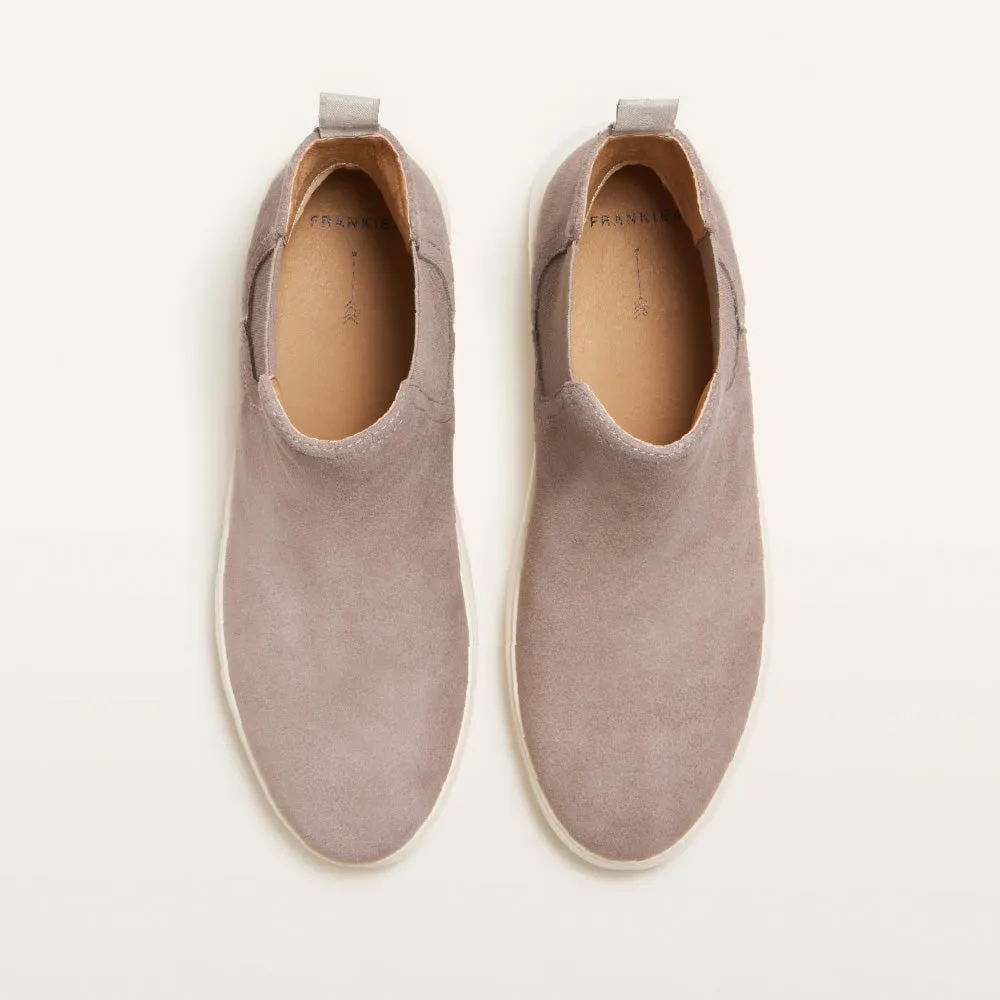 Crawford Dark Taupe Suede