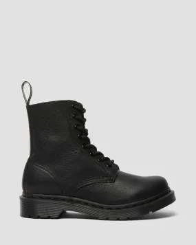 Dr. Martens Lace-up Amphibious Boots 1460 Pascal Mono Leather Virginia 24479001 black 