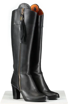 Fairfax & Favor Black The Regina Knee high boots UK 3 EU 36 👠