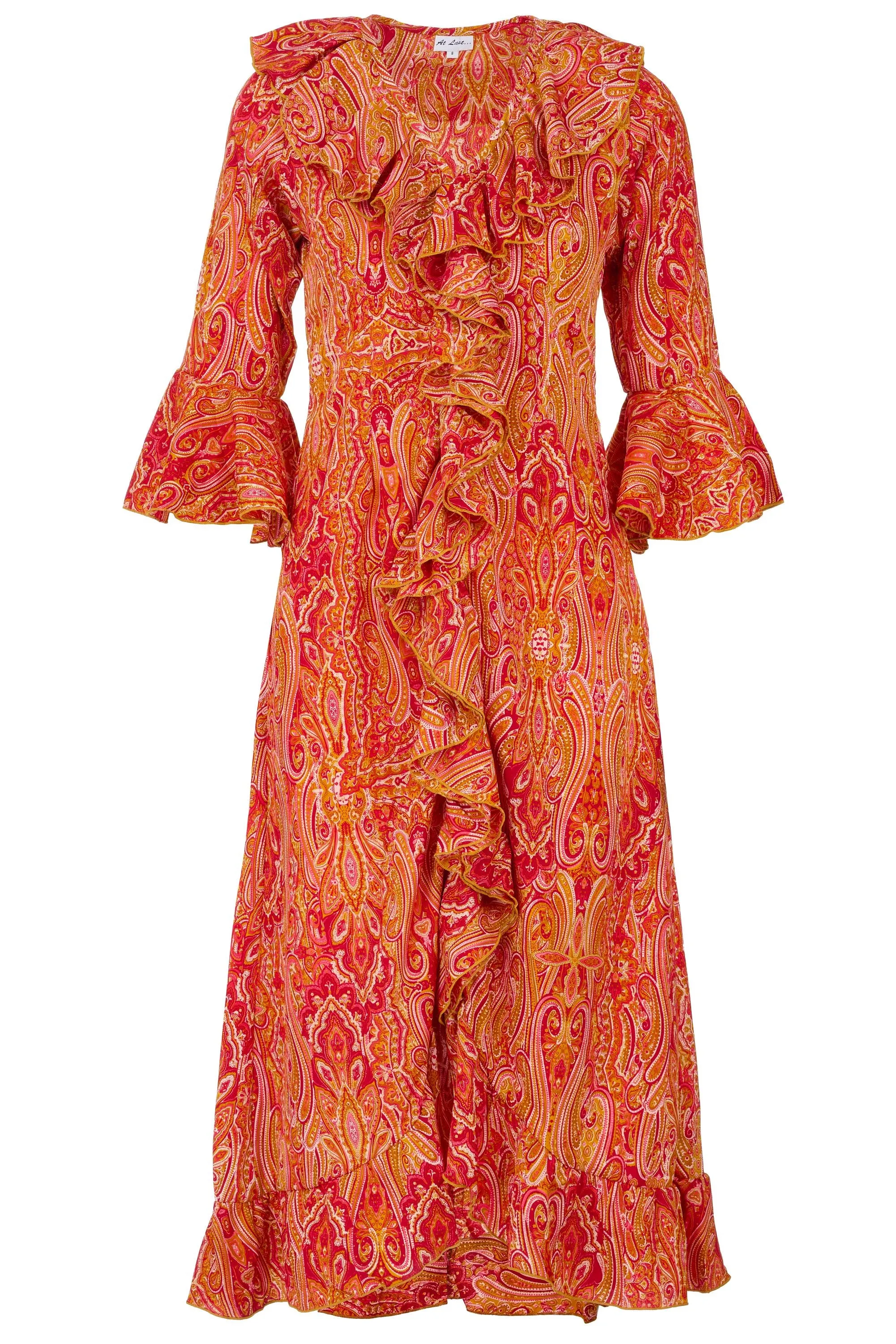 Felicity Midi Dress Moroccan Ripple