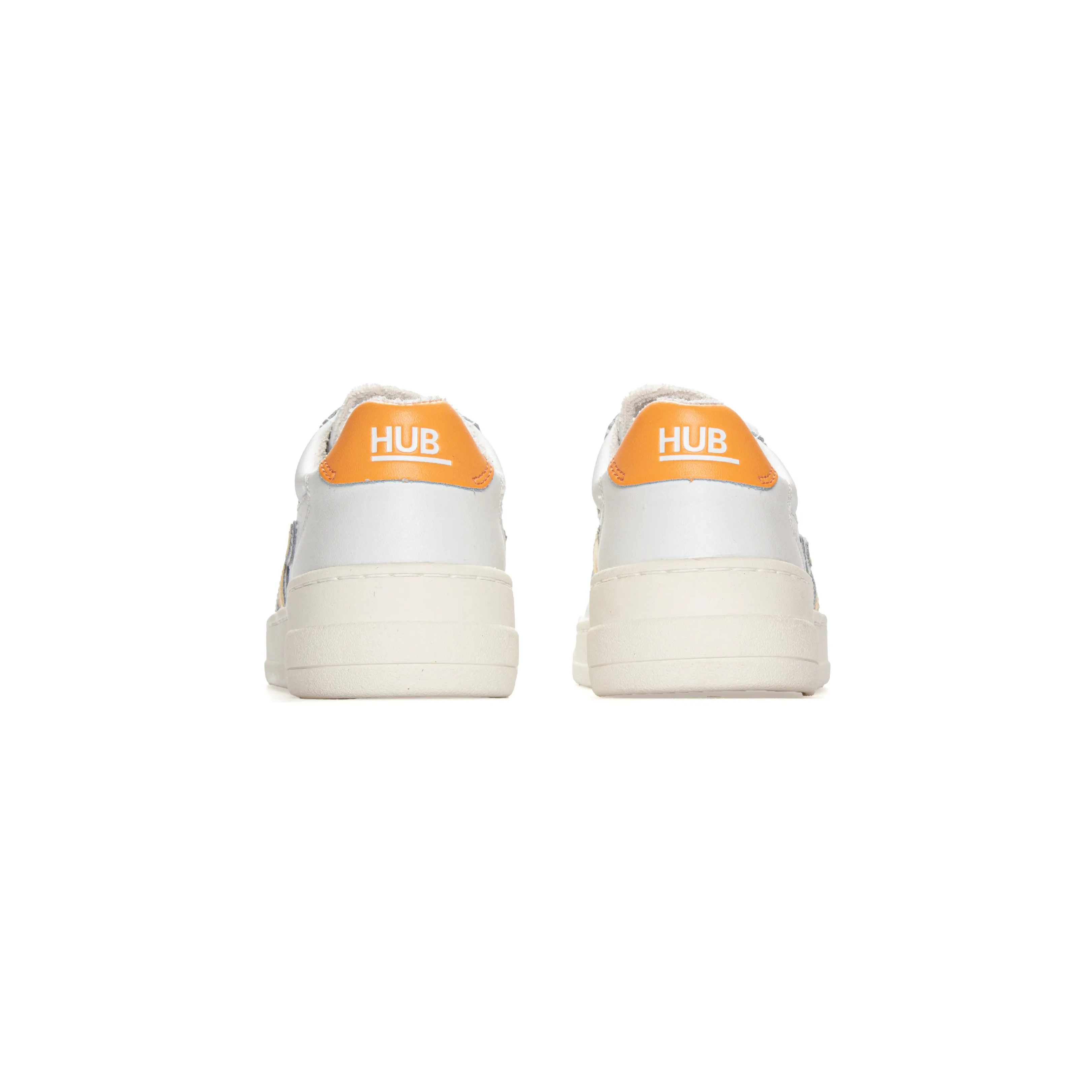 HUB Court White / Yellow / Ivory