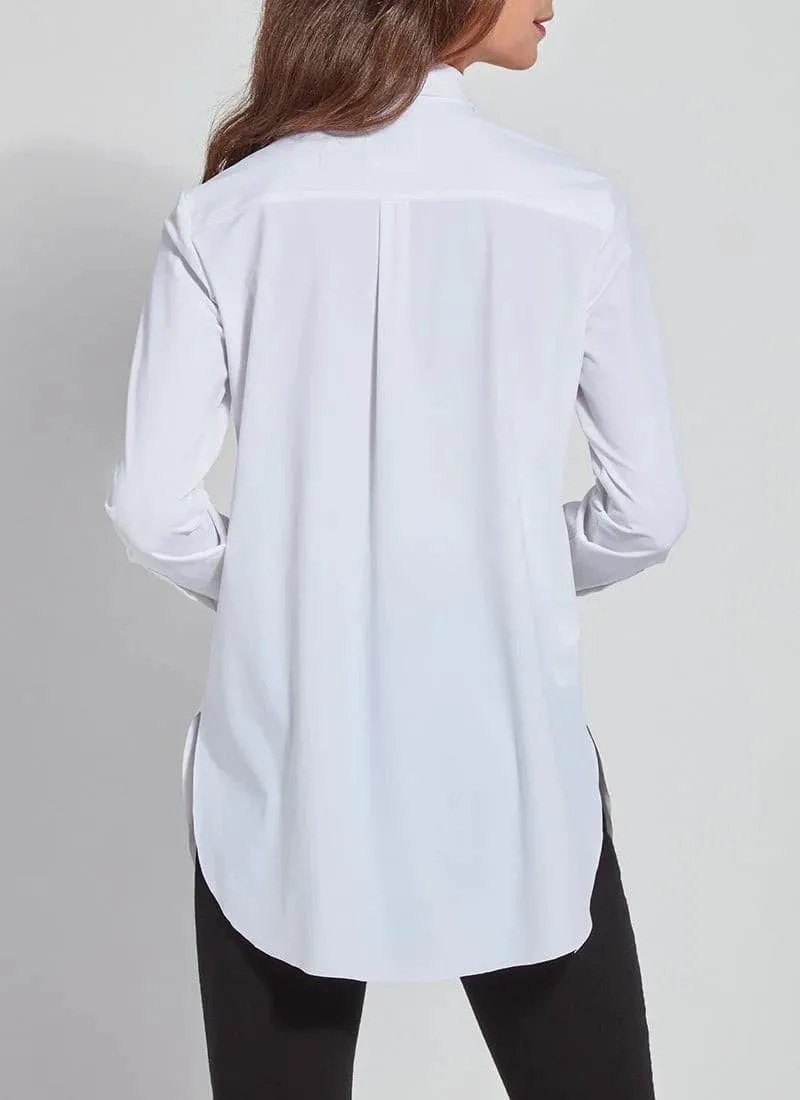 Lysse Schiffer Button Down in White