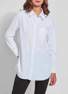 Lysse Schiffer Button Down in White