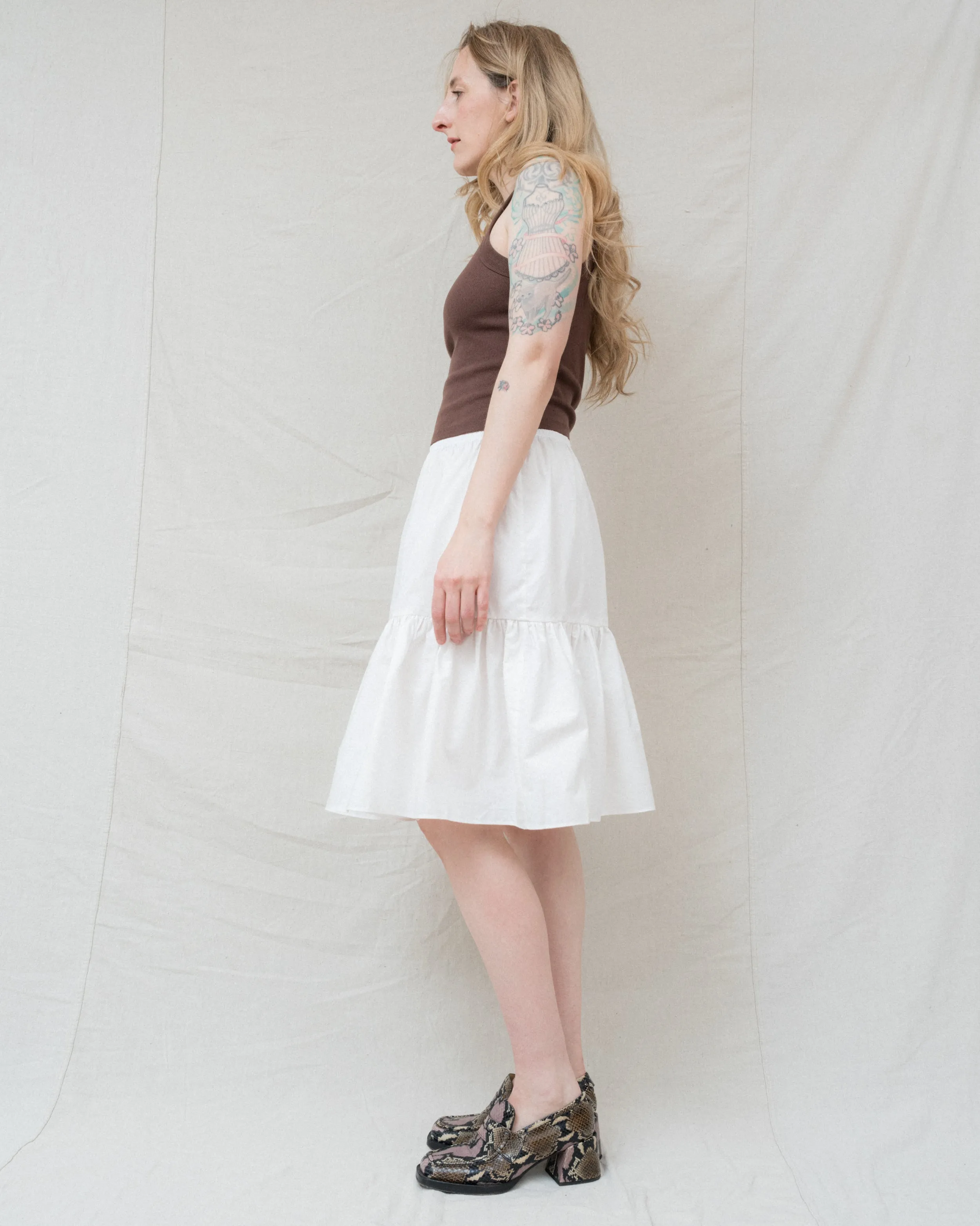 Matilda Skirt in Alabaster