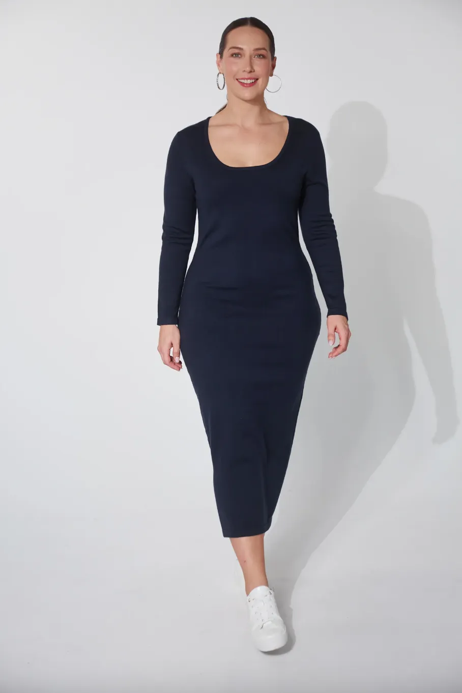 Nikolai Knit Dress, Midnight