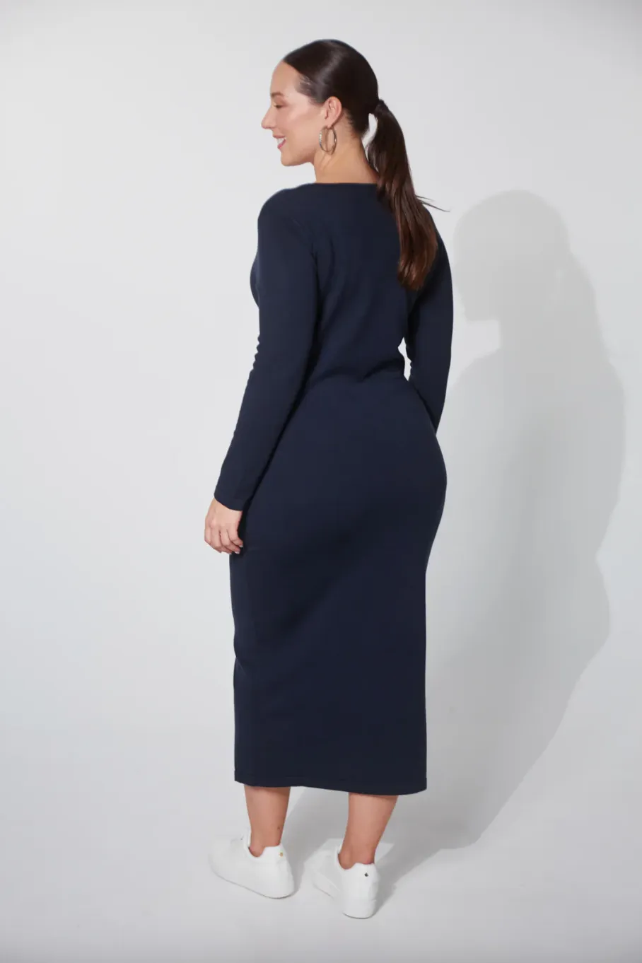 Nikolai Knit Dress, Midnight