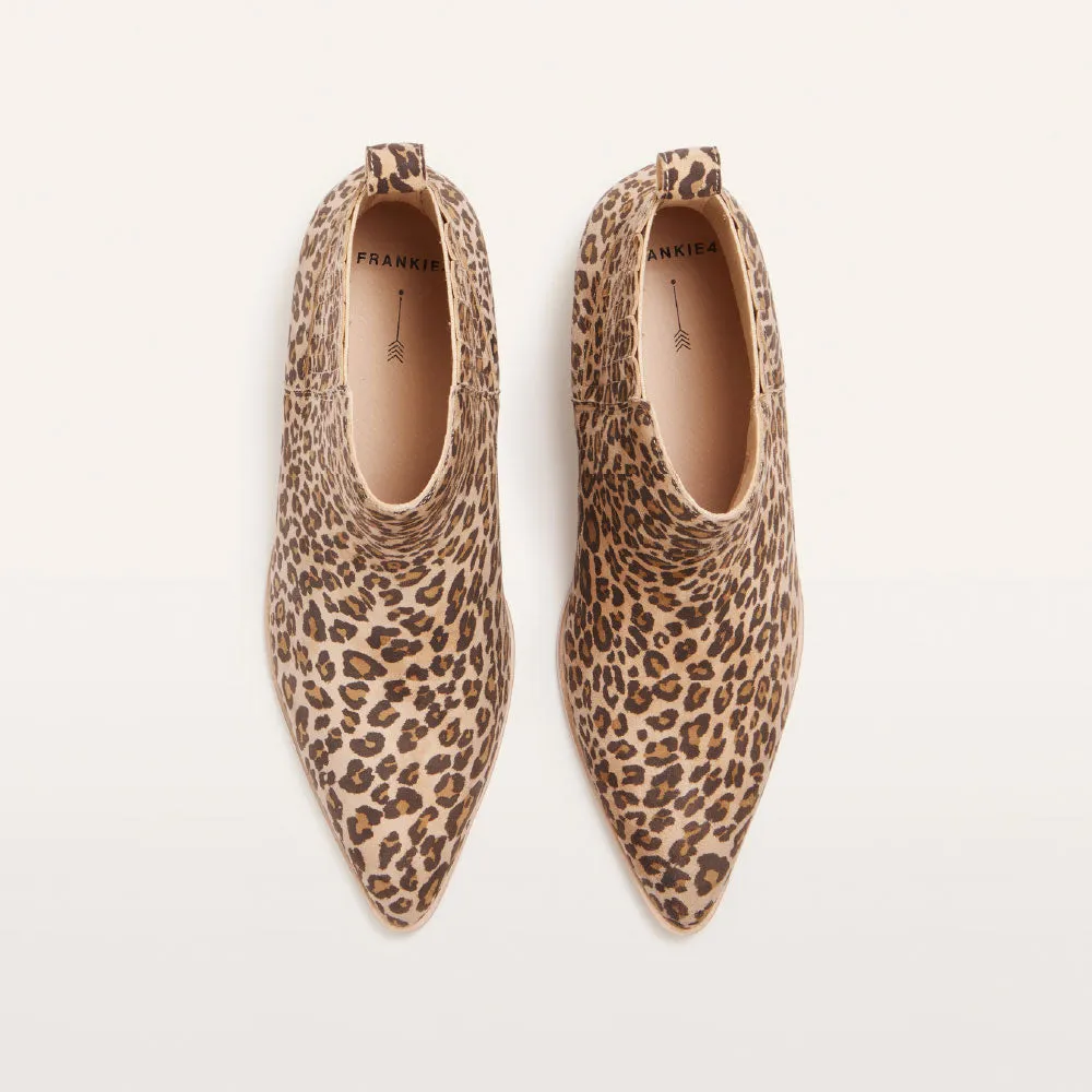 Nina Camel Leopard Print