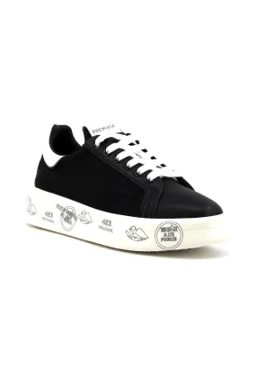 PREMIATA Sneaker Donna Black White BELLE-6278