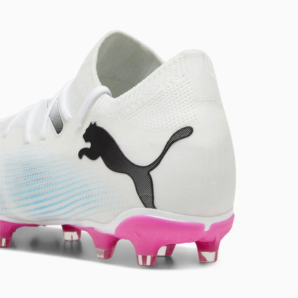 Puma Future 7 Match Womens FG/AG Football Boots (White/Black/Poison Pink)