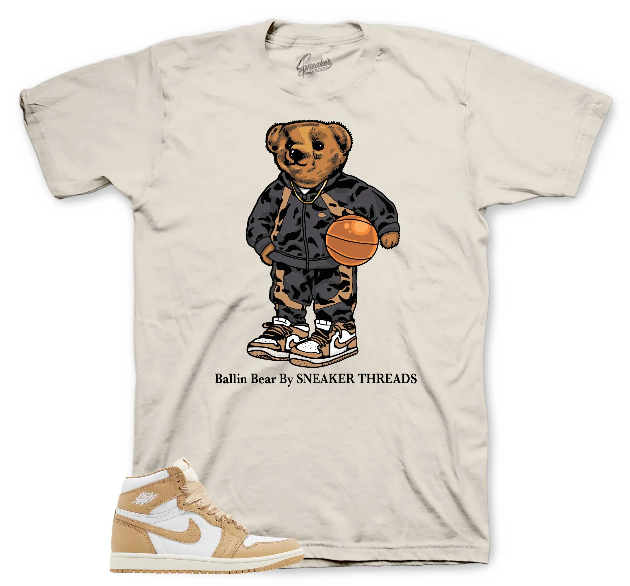 Retro 1 Praline Ballin Bear Shirt