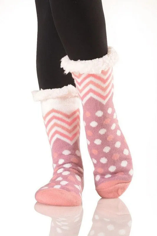 Sherpa Lined Slipper Socks (30 print options!)