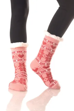 Sherpa Lined Slipper Socks (30 print options!)