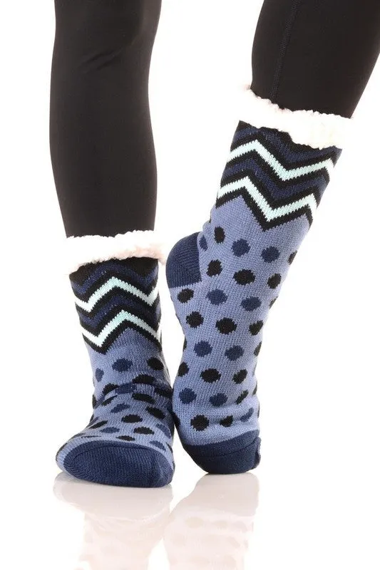 Sherpa Lined Slipper Socks (30 print options!)