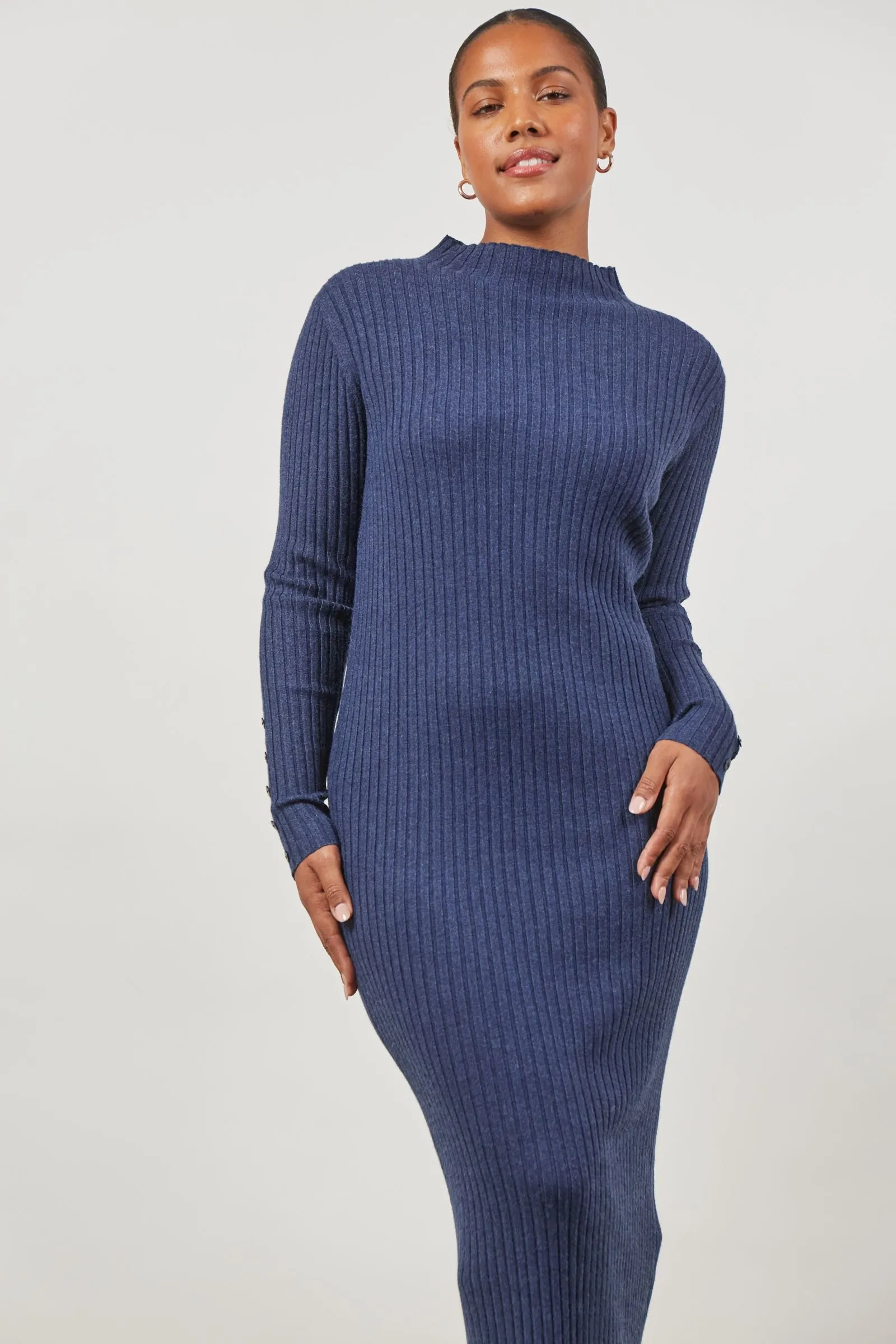 Skyline Knit Dress (Twilight)