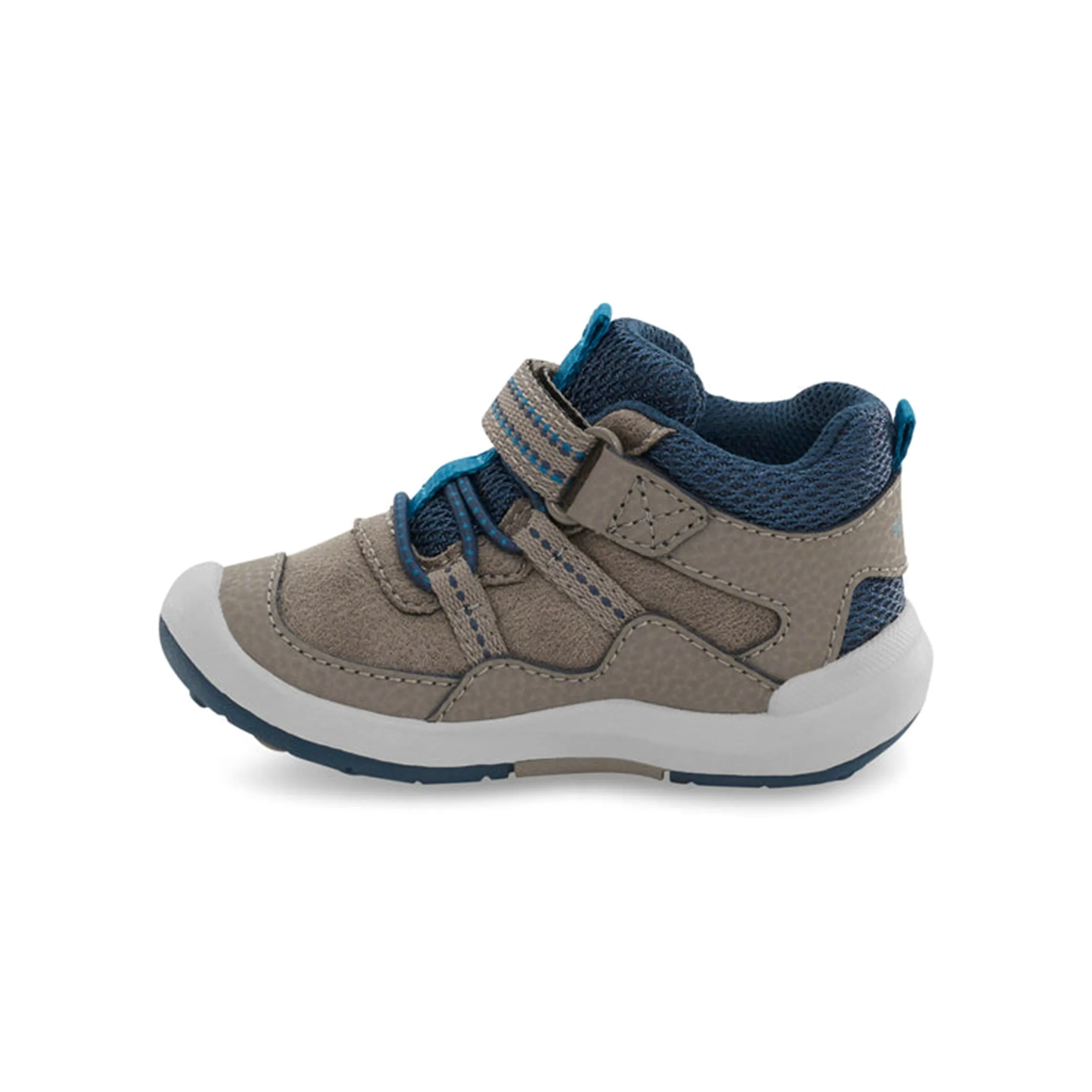 SRT Rover Kid's Leather Boot - Taupe/Blue