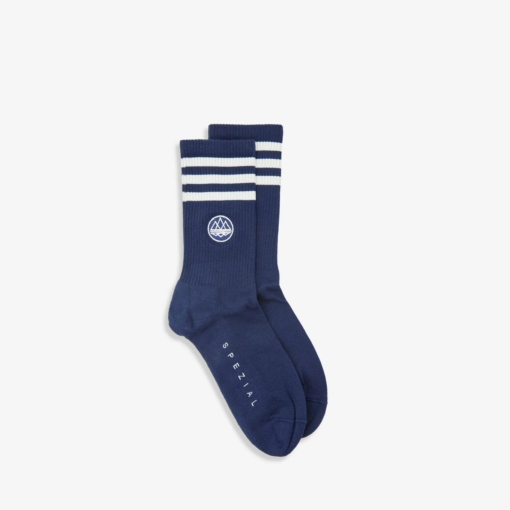 Statement Ankle Socks Night Navy | Wonder White