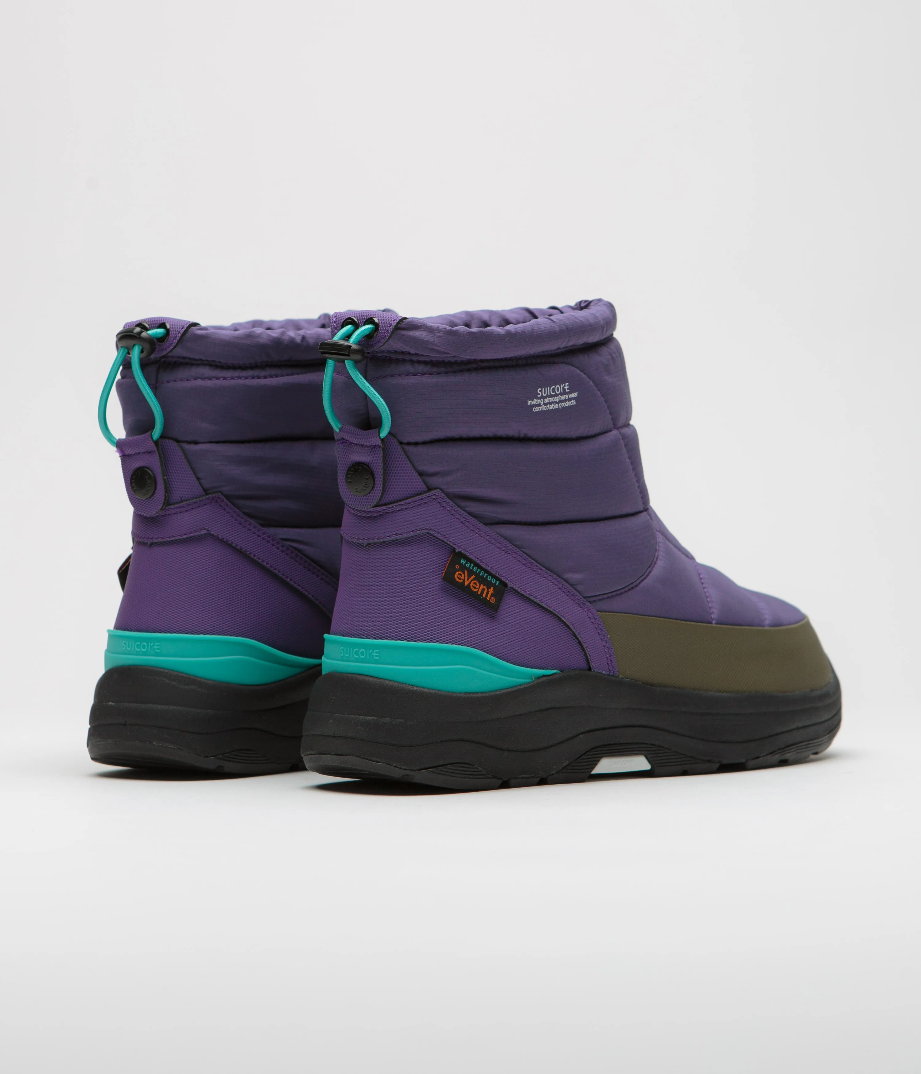 Suicoke Bower Modev Shoes - Purple / Black