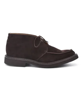 Trickers David Coffee Suede Apron Chukka Boot