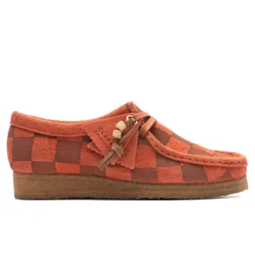 Women's Wallabee - Orange Check