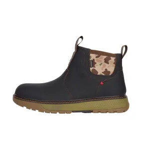 Xtratuf Bristol Bay Leather Chelsea Boot Dark Brown Camo